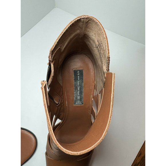 Steven by Steve Madden leather zipper heel Size 9.5 - Picture 4 of 5
